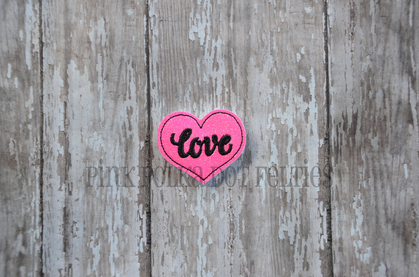 Neon Pink Love Heart