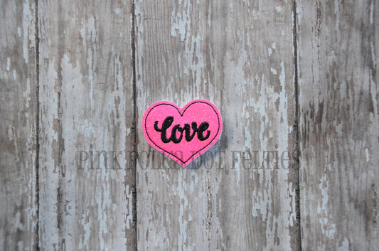 Neon Pink Love Heart