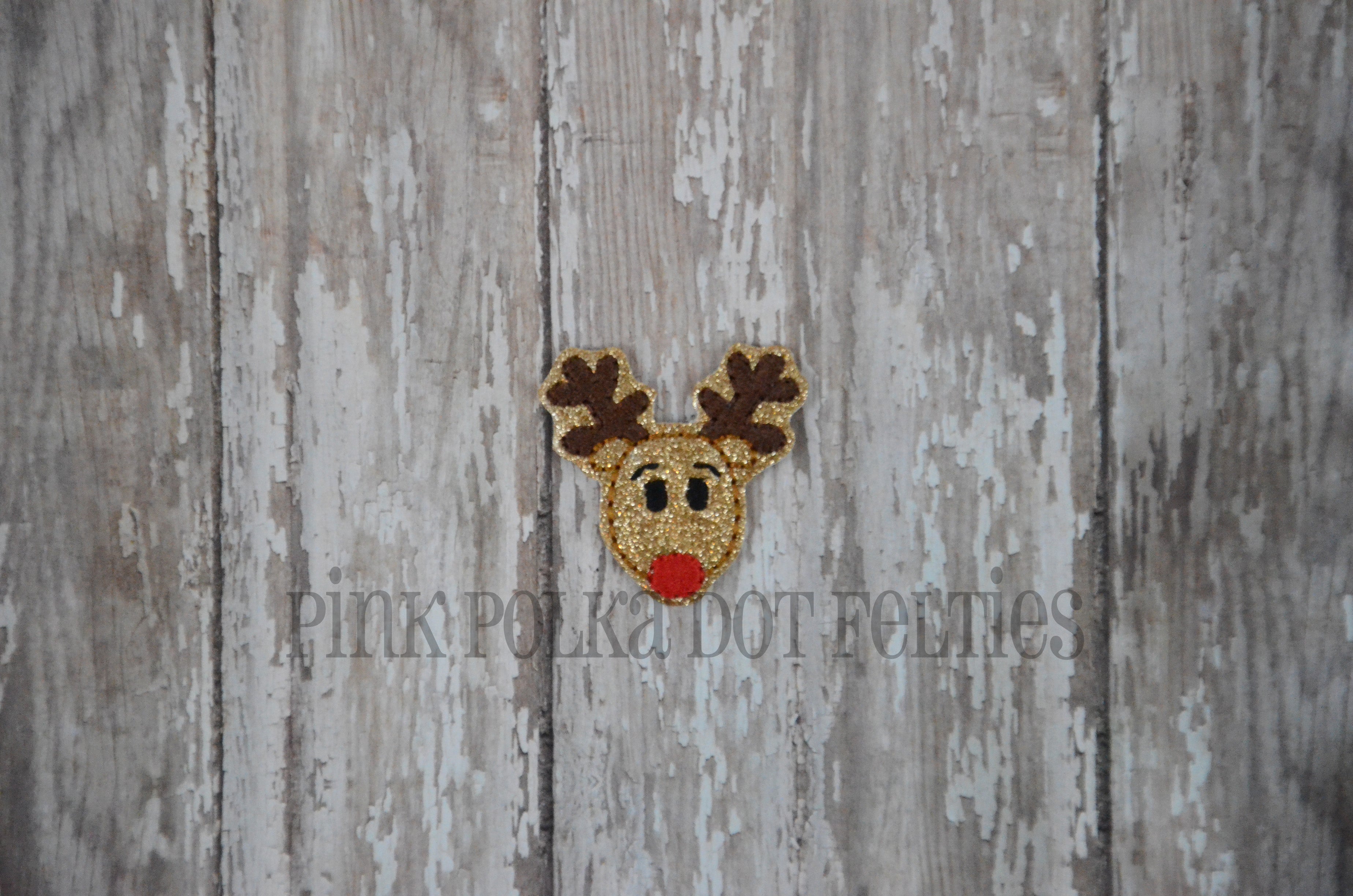 Small Rudolf Head Rudolph Head – pinkpolkadotfelties