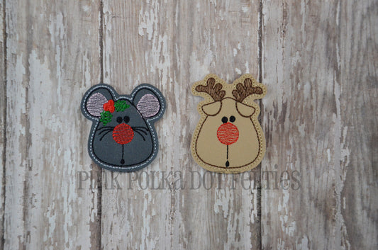 Vintage Mouse and Reindeer