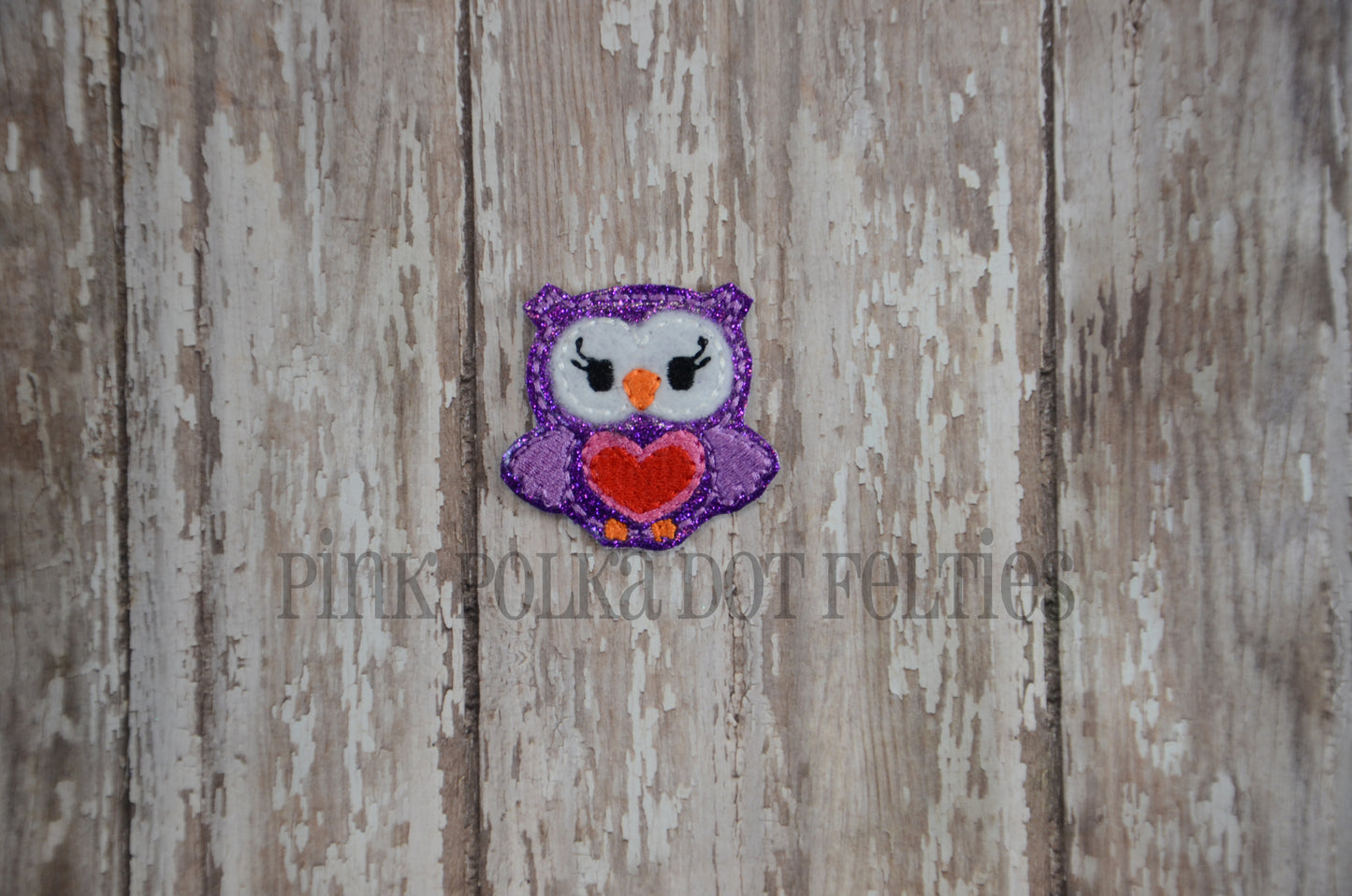 Purple Valentine Owl