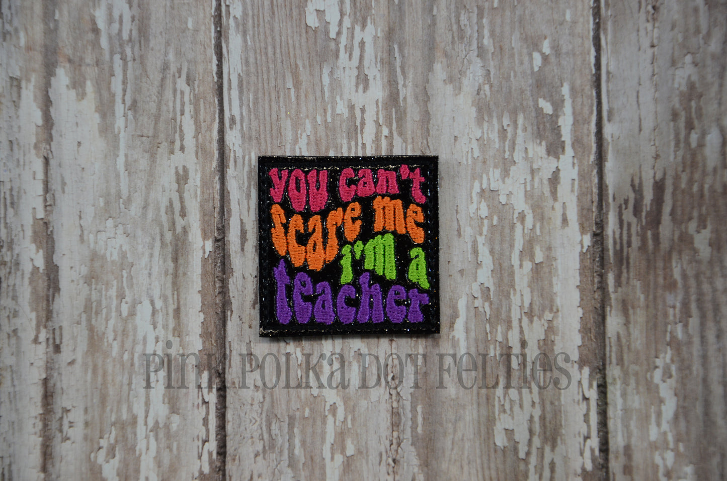 You Can't Scare Me I'm a Teacher