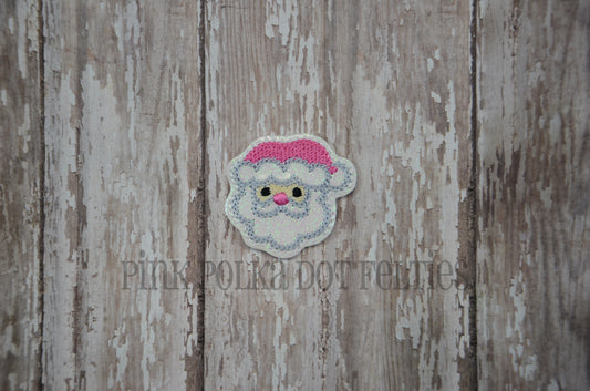 Pink Santa Head