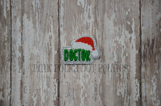 Doctor with Santa Hat