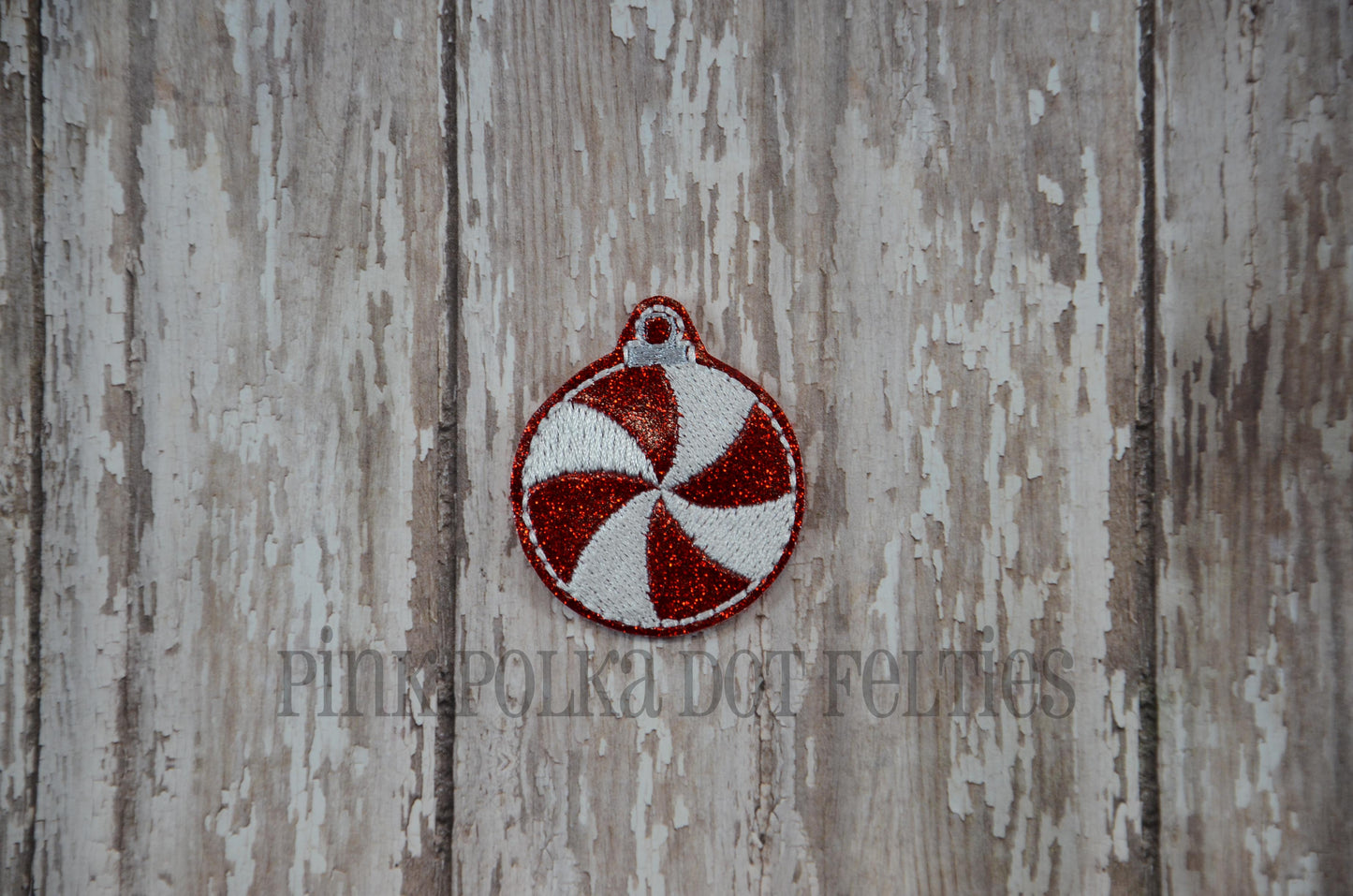 Peppermint Swirl Ornament