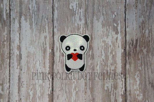 Panda Holding Heart