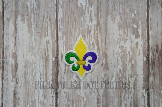 Tri Color Fleur de Lis