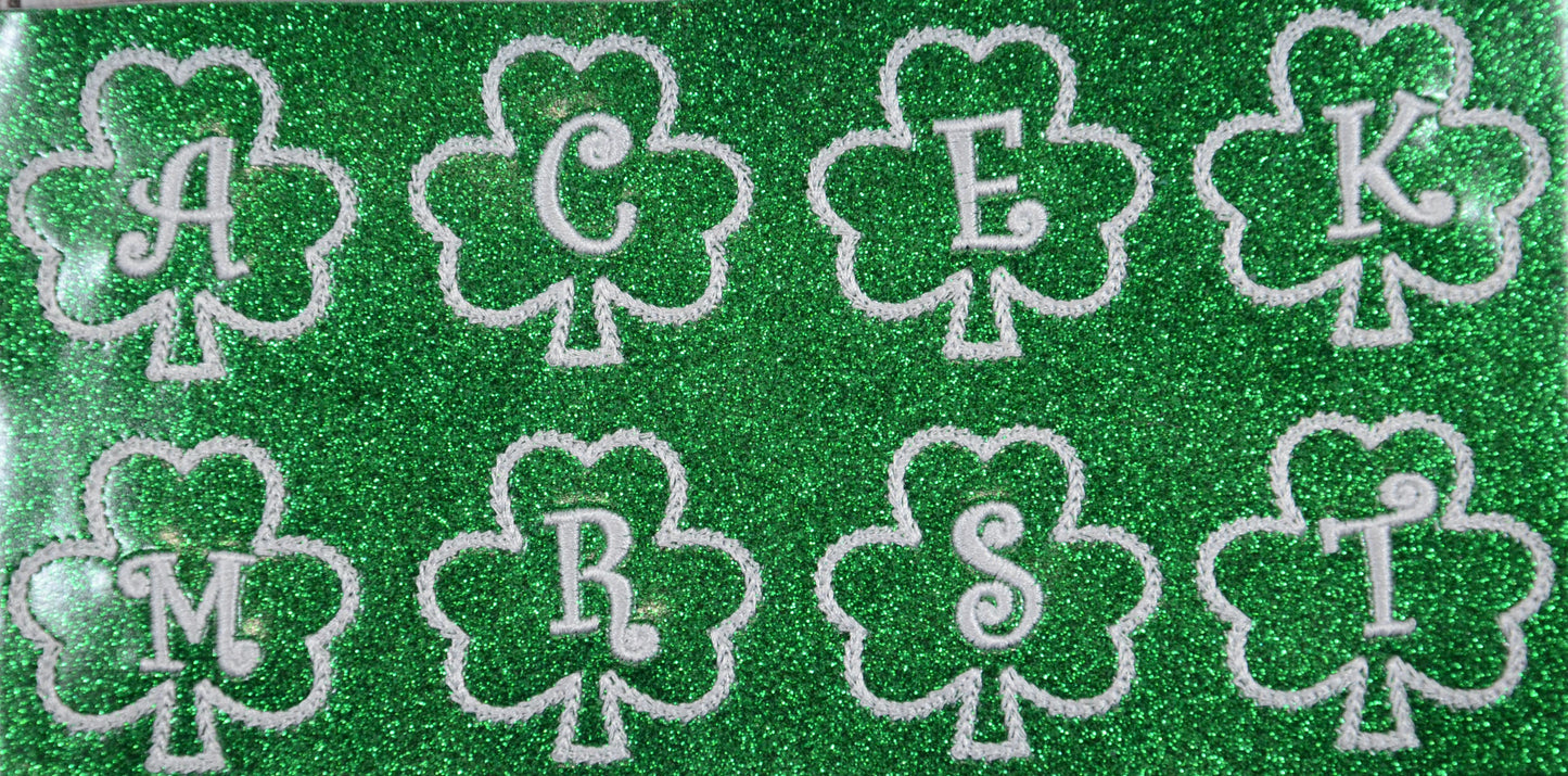 Monogram Shamrocks