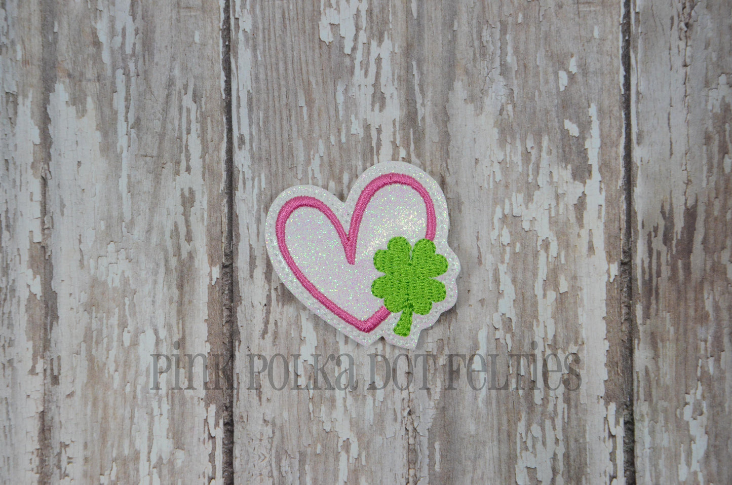 Four Leaf Clover Heart